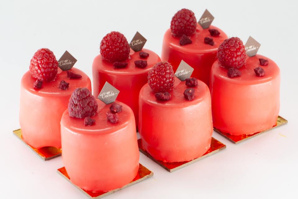 Half Size Raspberry & White Chocolate Mousse